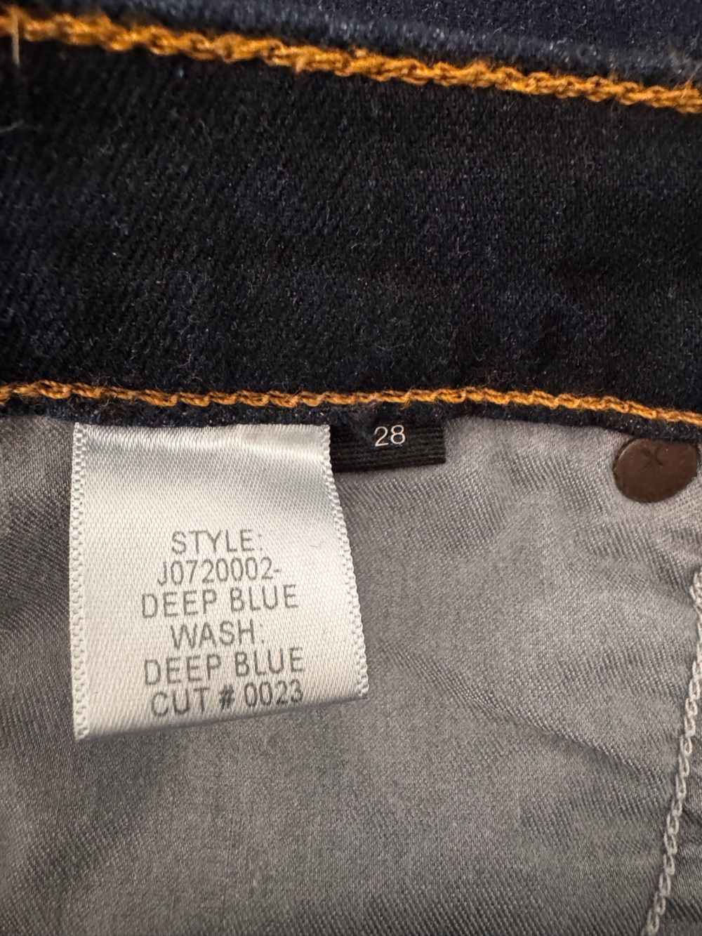 Veronica Beard Brooke Mid-Rise Skinny Jeans in Deep Blue Wash - Picture 7 of 7